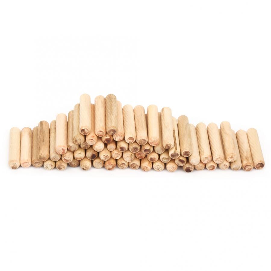 1 pack wood dowel Woodworking Round Fluted Wood Wooden Craft Dowel Pins