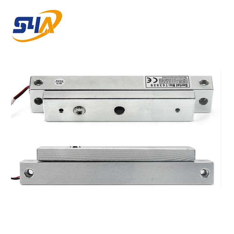 Waterproof Electric Lock Magnetic Lock Door DC 12V Electromagnetic Lock Holding Force For 220lbs (110KG)