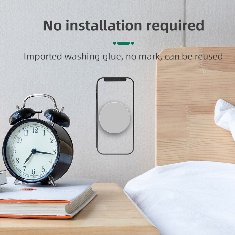 Hoco Verwisselbare Magnetische Metalen Base Houder Voor Iphone 12 Pro Max Portable Socket Sticker Telefoon Ring Houder Magneet Grip Voor 12Mini