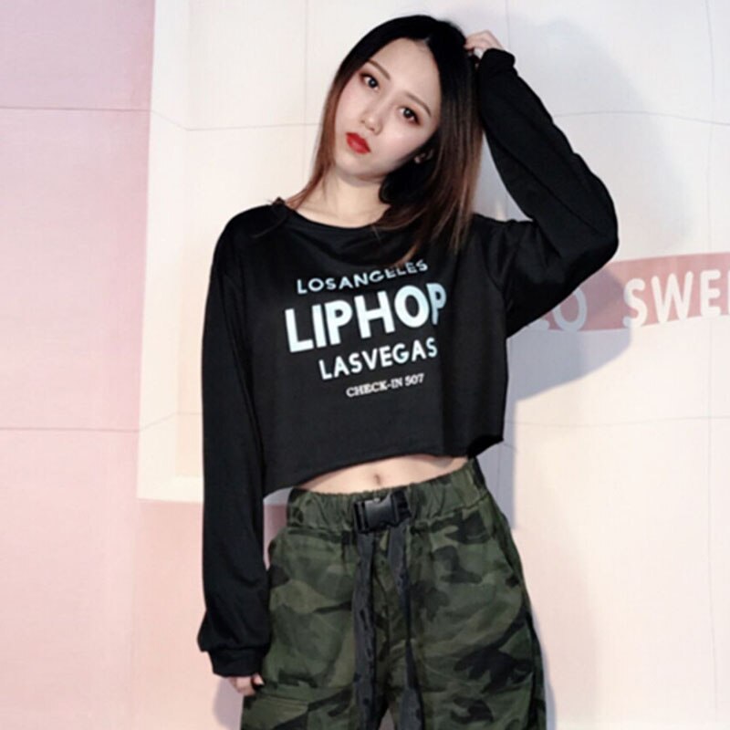 Jazz tanzen Spitzen Frauen Hüfte hüpfen Dj Rave Kleidung Straße tanzen Praxis Tragen Ds Gogo Tänzerin Bühne Leistung Outfit DC4004