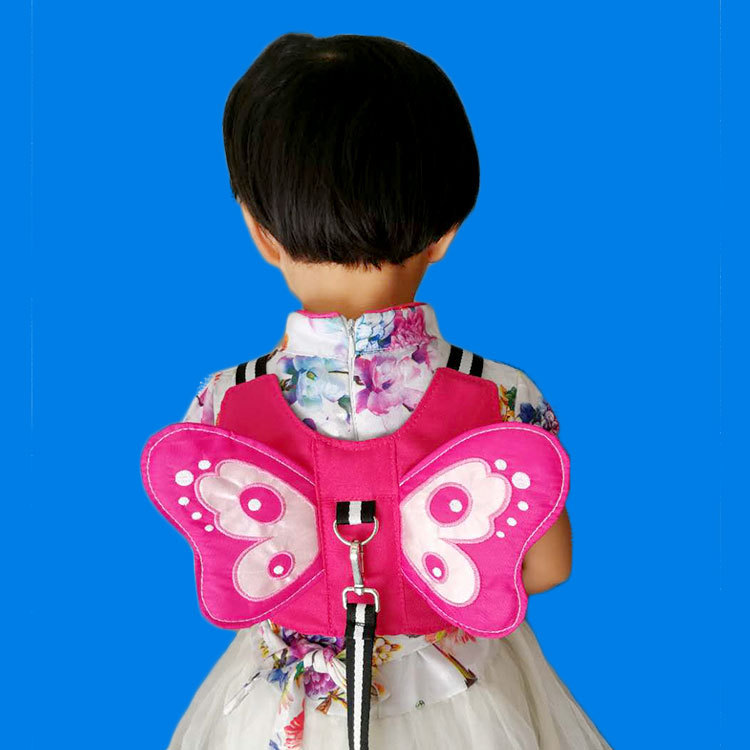 Baby Anti-lost Vest Strap Toddler Walking Safety Harness Strap Baby Walking Harnesses Leashes Breathable Vest With Cute Wings: F