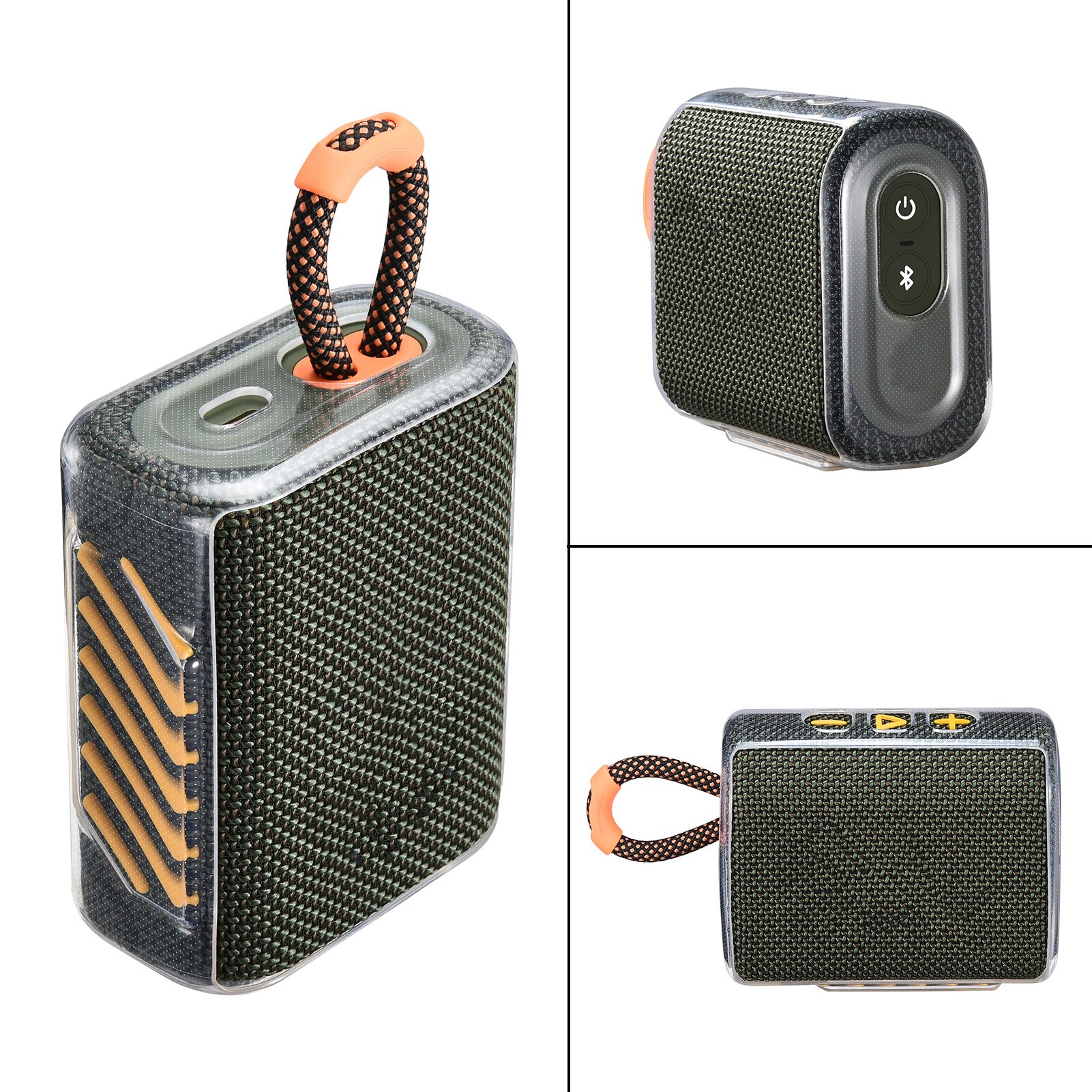 Custodia protettiva trasparente in TPU per JBL Go 3 GO3 custodia protettiva per la pelle dell&#39;altoparlante Bluetooth custodia protettiva anticaduta