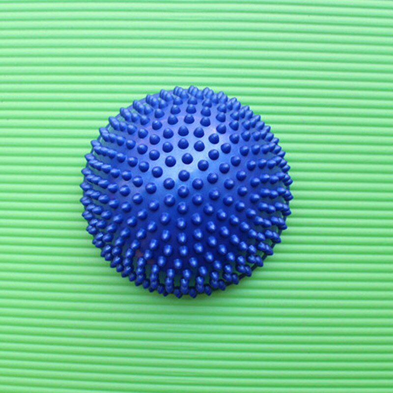 Uppblåsbara halvsfär yoga bollar pvc massage fitball övningar tränare balanseringsboll för gym pilates sport fitness sek 88: Blå