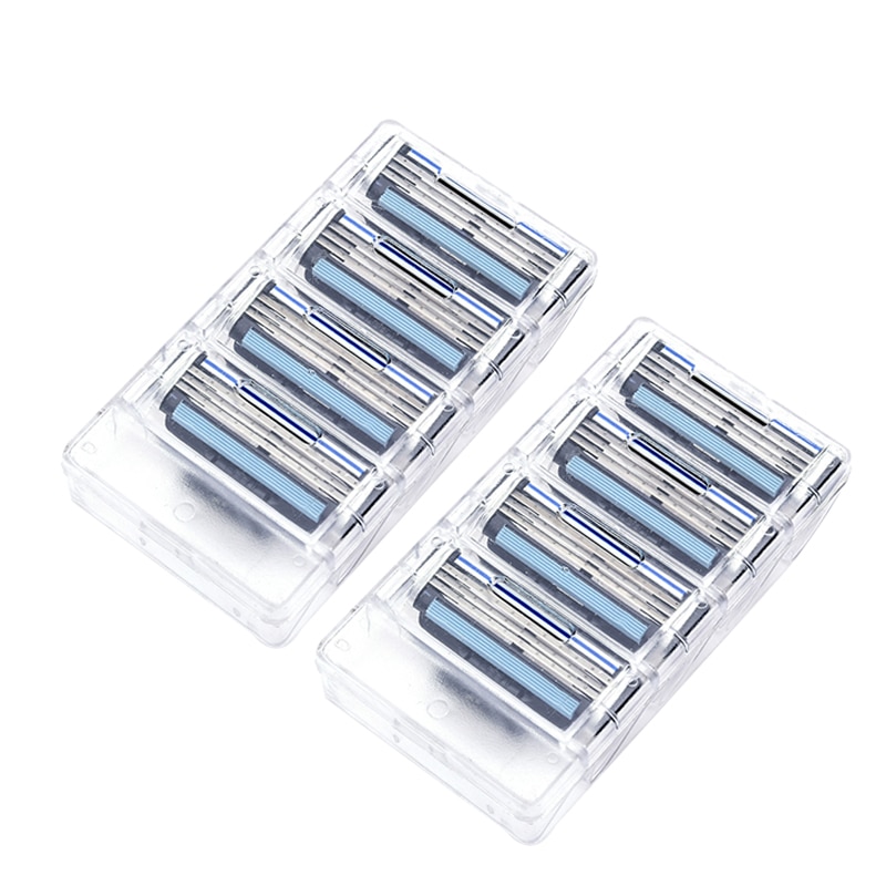 8 stuks/partij scheermesjes voor mannen, scheermesjes, veiligheidsmesjes, cassettescheerapparaat, pak voor gt mache 3 handvat