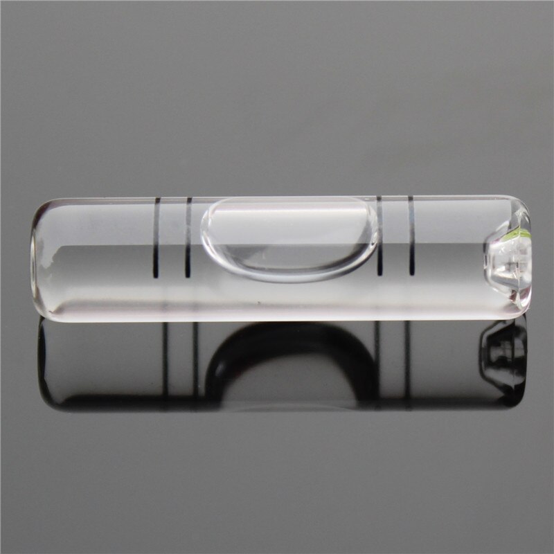 High precision Multiple dimensions strip horizontal bubble Glass tube level Pedestal level bubble Diameter 8mm: 8x32(2.4)