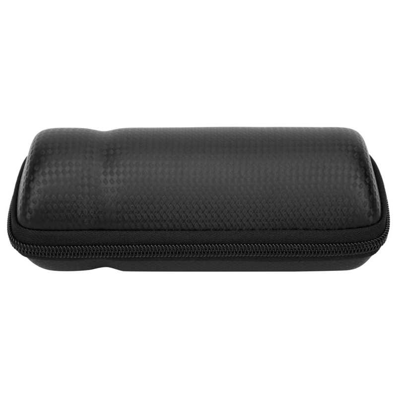 Cykel værktøjstaske hård skal flaske opbevaringstaske bærbar vandtæt cykel reparation værktøjssæt opbevaringsholder taske æske: Carbon black / 7.5 x 22cm