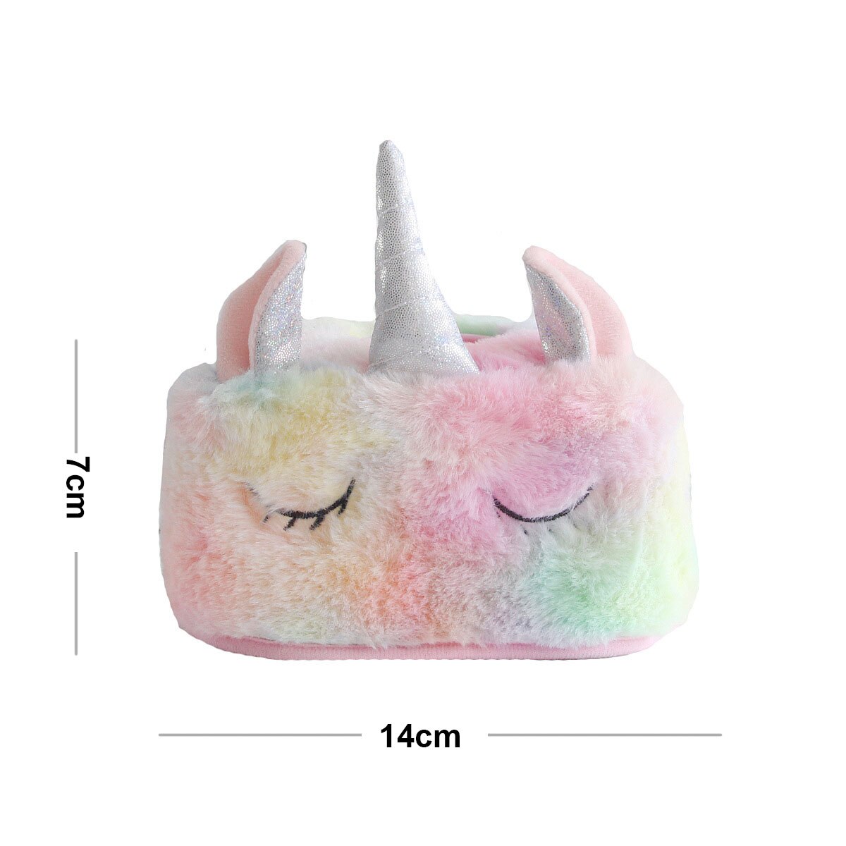 licorne serviette ensemble boîte à mouchoirs chambre bureau décoration fille coeur tissu ensemble I rose rose en peluche maison serviette ensemble: 2