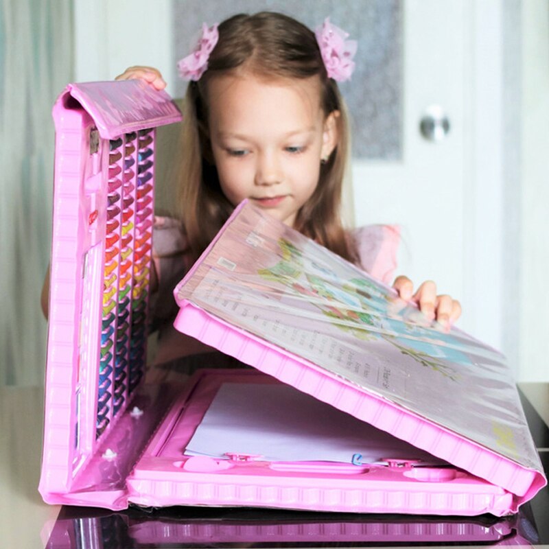 150 Pcs matita colorata pastello acquerelli Set da disegno Ncils colorati disegno pittura pennarelli d'arte materiale scolastico regali per bambini