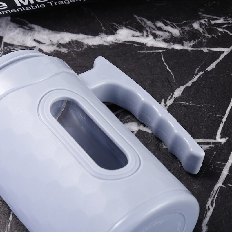 Energe våren plastglas affärskontor tekopp dubbelglas med tefack högkvalitativ kopp termoskopp