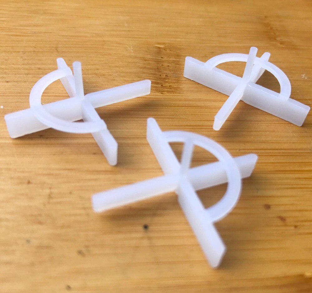 Reusable 1.5mm Tile Spacers Ceramic Tile Spacers Spacing Of Floor And Wall Tiles 100pcs One Pack