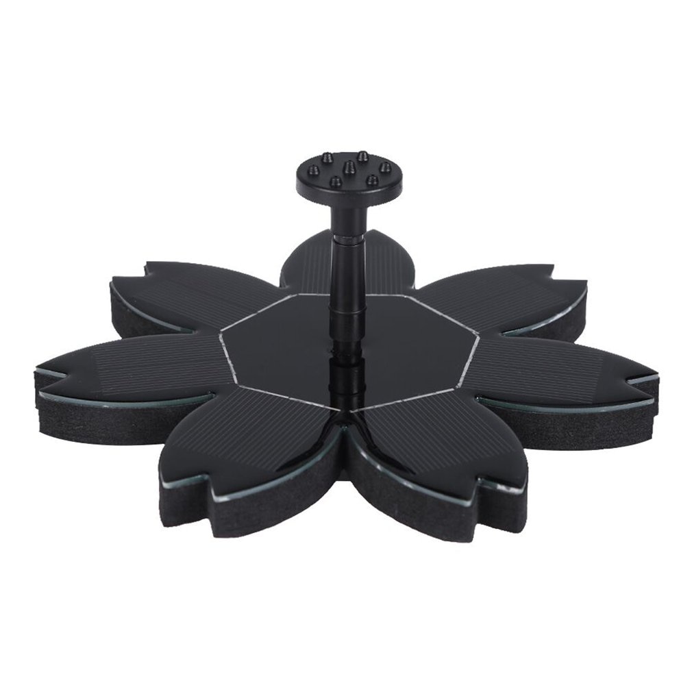 1 Innovative Flower Solar Powered Floating Fountain Water Pump for Pool Garden Pond Fish Tank Bird Baths