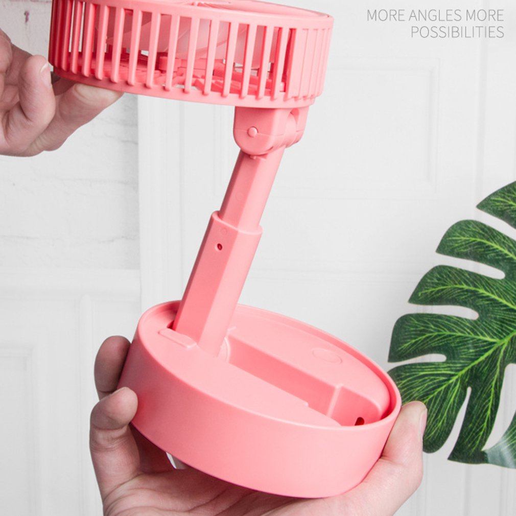 Portable Mini Fan Handheld Fan Home Office Desk Speed Adjustable USB Rechargeable Fan Air Cooler Outdoor Travel