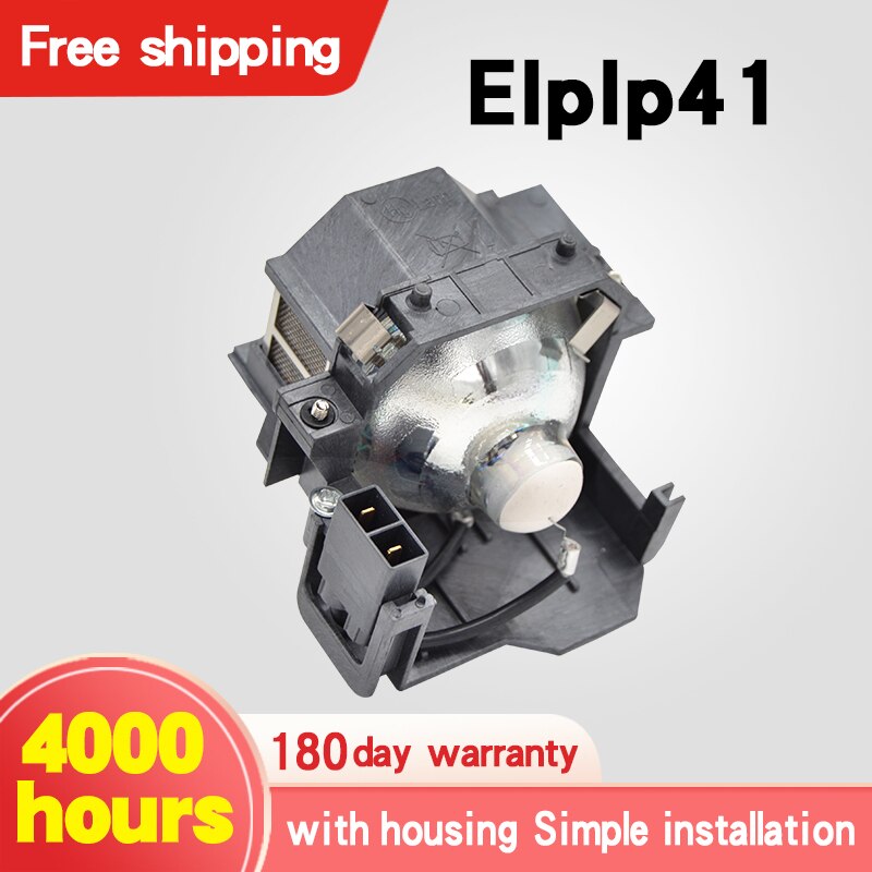 Replacement Projector Lamp With Housing for ELPLP41 for EB-X5/EB-S6/EMP-S5+/EMP-X56/EB-W6