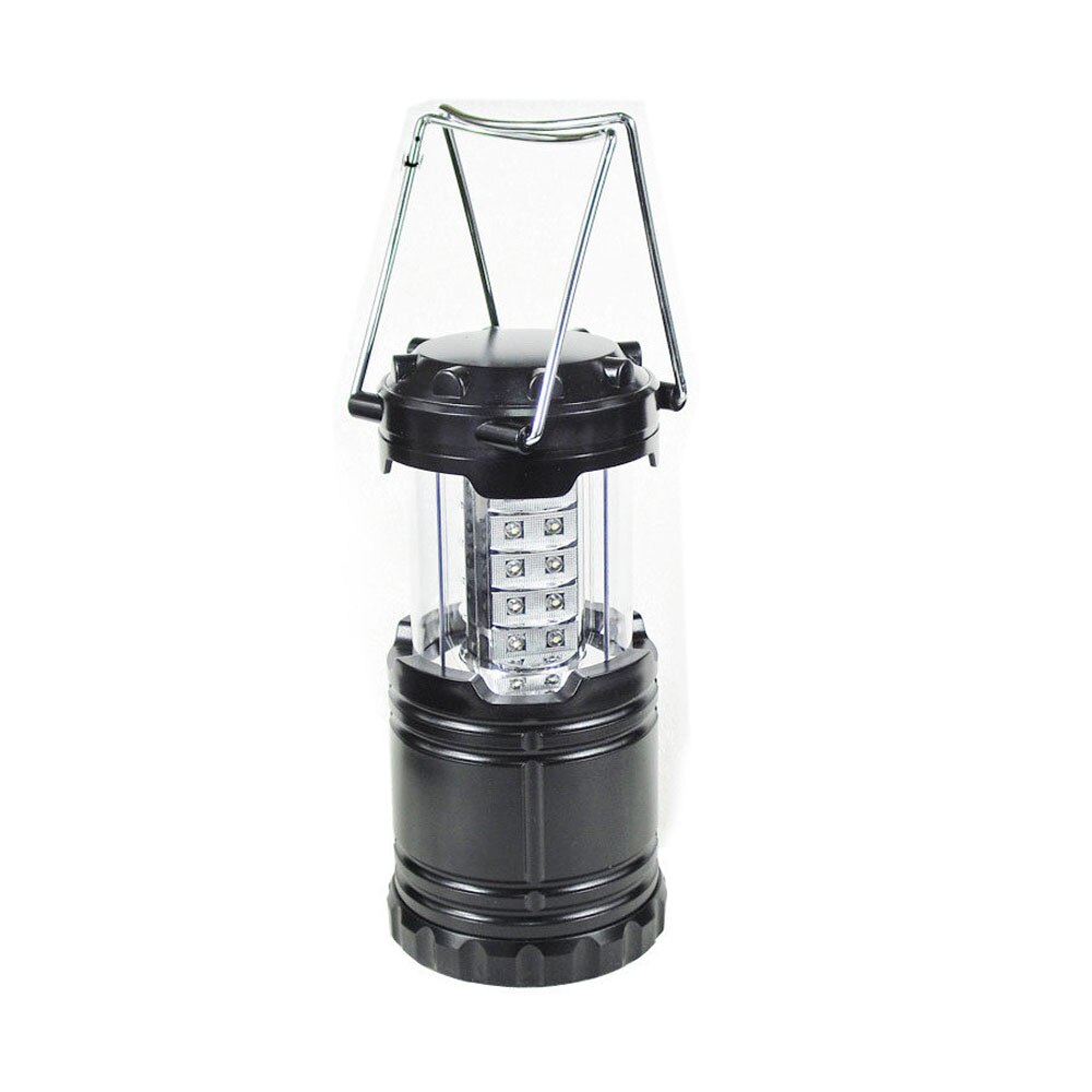 Aa batteri cob led mini bærbar belysning lanterne camping lampe lommelykt utendørs camping lys vanntett lommelykt cob lanterne: 30 led (uten batteri)