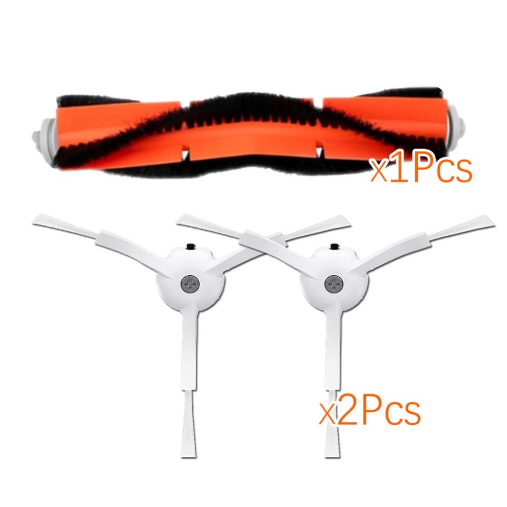 1 Set/3 Stks Geschikt voor Xiaomi Robot Stofzuiger roborock Onderdelen Kits Side Borstels HEPA Filter Roller borstel vervanging