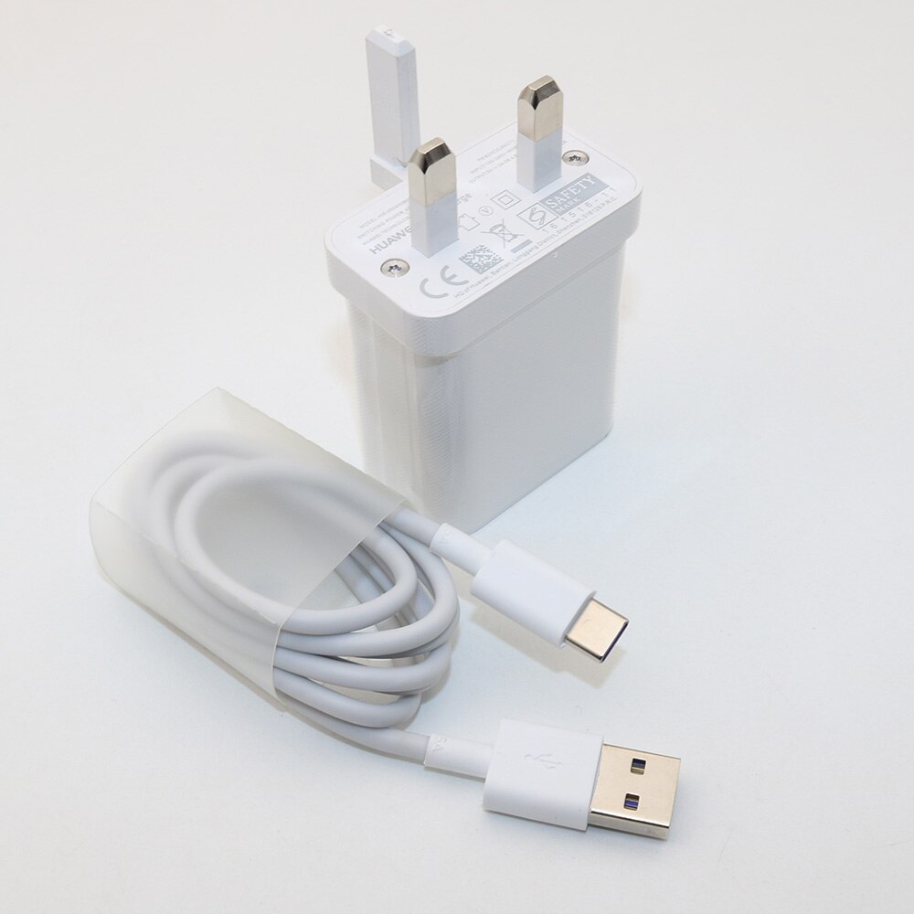 HUAWEI Supercharge UK For Mate9 10Pro P10Plus Fast Charger Quick Travel Wall Adapter 5V/4.5A 4.5V/5A 5V/2A Type-C 3.0 USB Cable