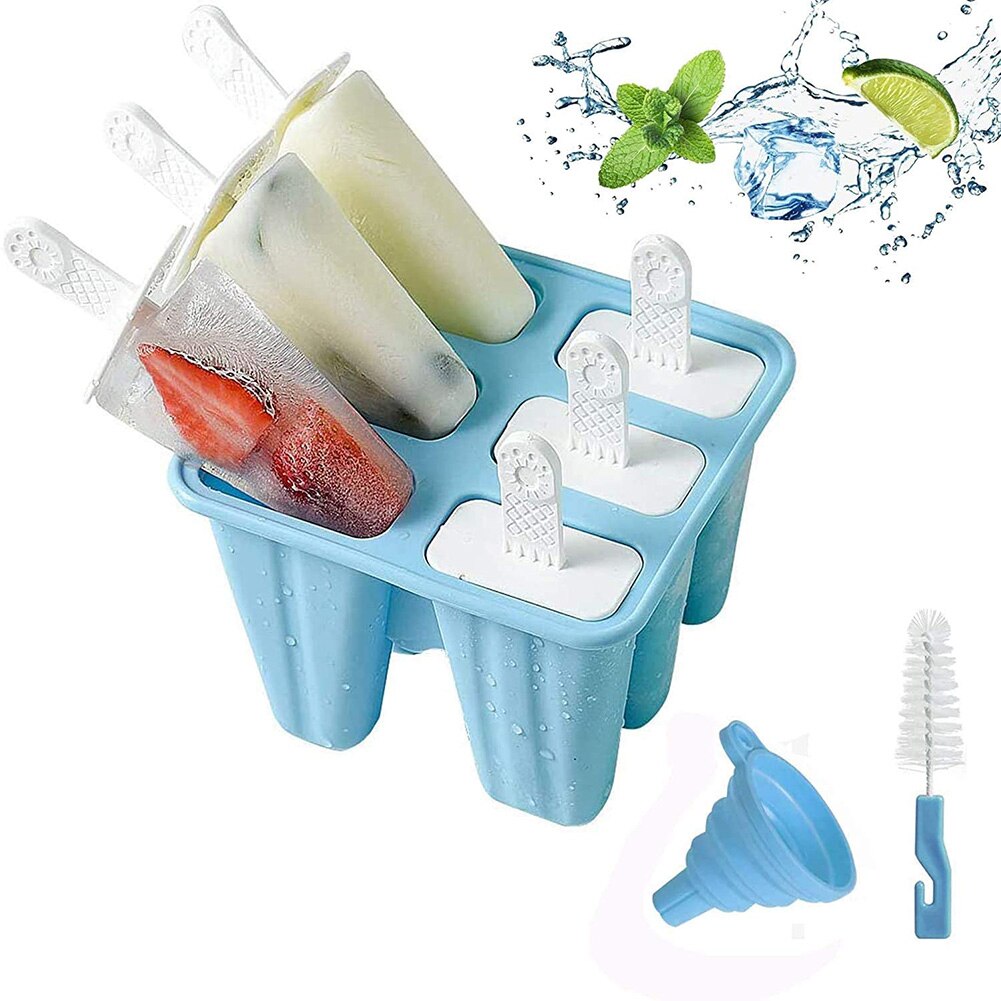 Silicone Ice Cream Mold Popsicle DIY Homemade Dessert Freezer Fruit Juice Kids Food Grade Lolly Mould DIY Ice Cream Maker