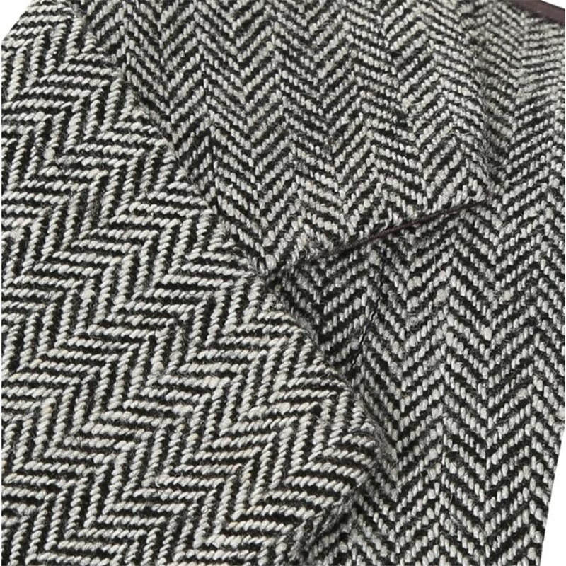 Herre jakkesæt vest grå sort kaki vest herre vintage stil veste vest