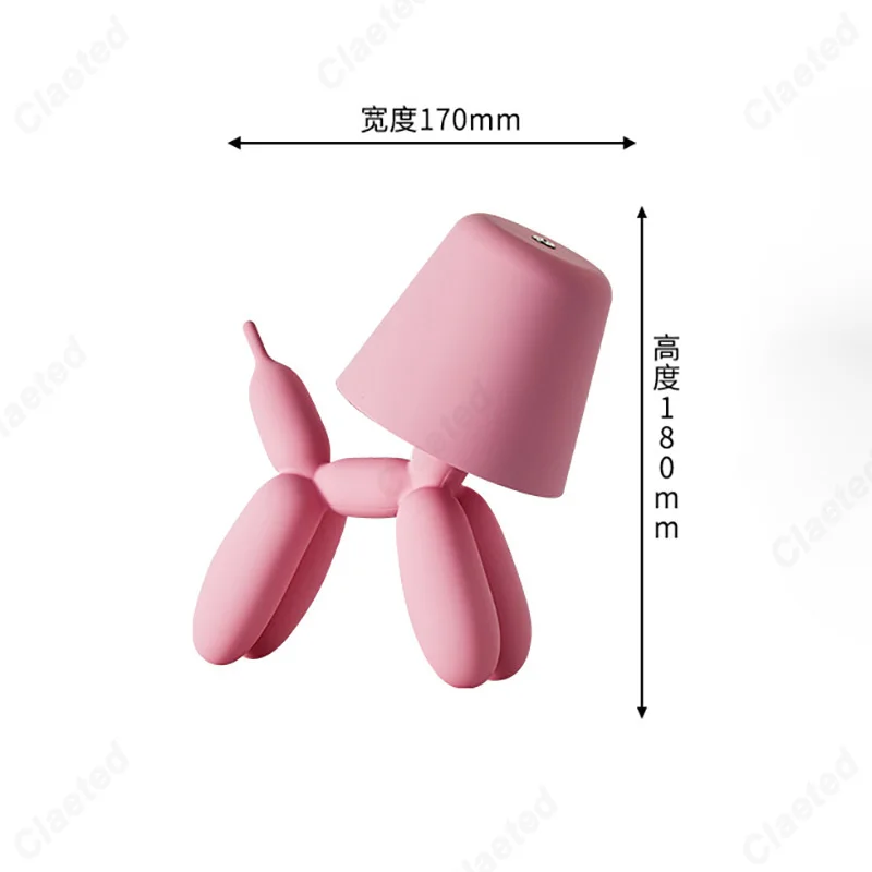 Creatieve LED Omgevingslicht USB Opladen Thuis Studie Slaapkamer Bedlampje Decoratie Verlichtingsarmatuur: Light Grey