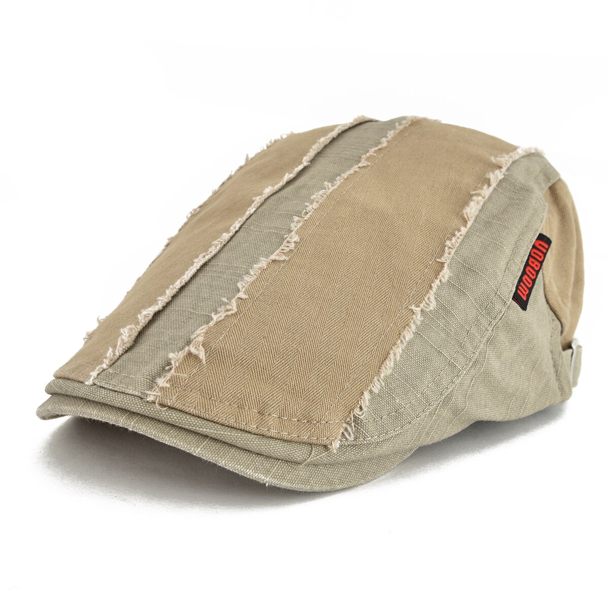 Voboom Platte Pet Mannen Katoen Krantenverkoper Caps Golf Ivy Hoed Klassieke Driver Hoeden Lente Zomer Klassieke Baret: Khaki