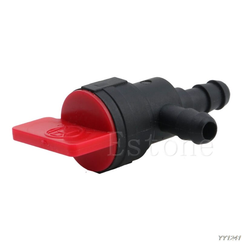 Universal 90 Degree 1/4" Inline Gas Fuel Shut Cut Off Valves Universal For ATV Mower Bike