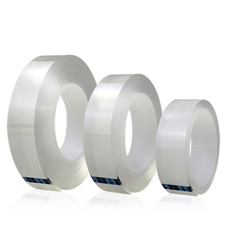 Tiras adhesivas de doble cara, cintas reutilizables multifunción, extraíbles, lavables, sin costuras, soporte adhesivo para pegar fotos: 1MM 3CM 3M