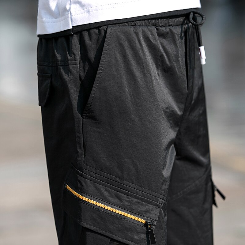 Zomer Mode Slim Afslanken Effen Kleur Lace-Up Broek Mannen Dragen Broek 887 #