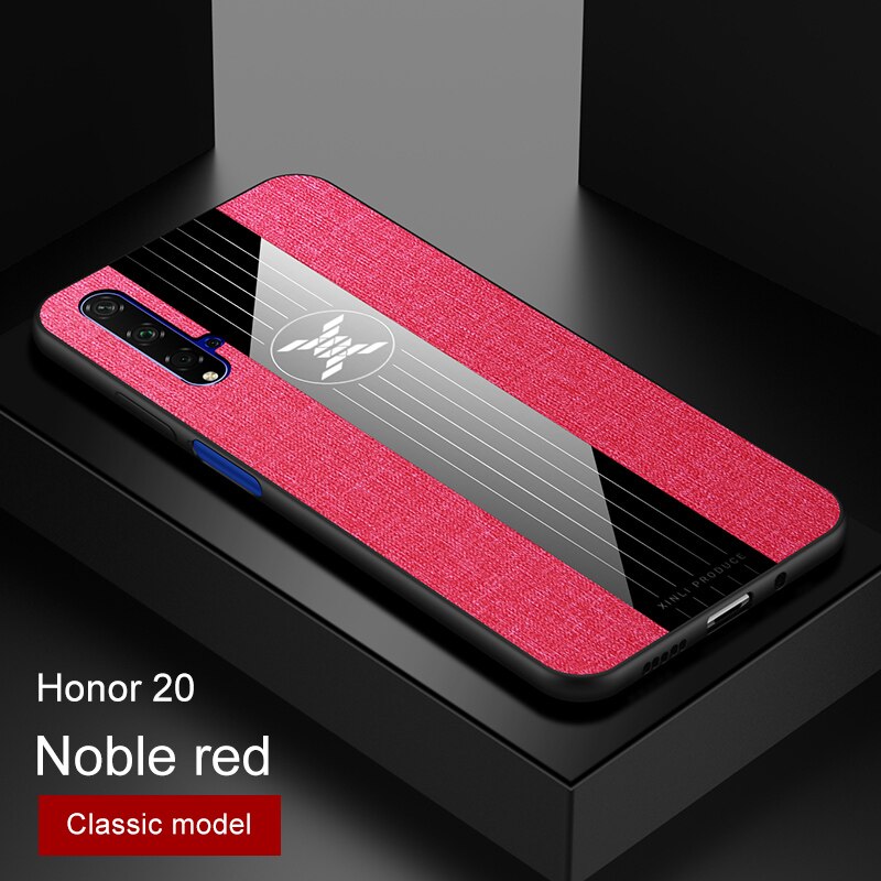 Nova5T, funda con anillo de armadura, funda de tela para Huawei Nova 5 T YAL-L41 de 6,26 pulgadas, funda, funda, fundas Hauwei 5 T 5 T Nova5 T: Red No Ring