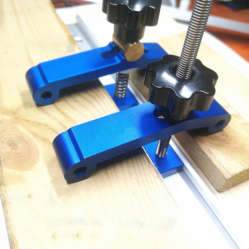 Pince à fente en T pour menuiserie, Kit de pinces pour planche à presser, multi-usages, limiteur de positionnement, dispositif de Clip d&#39;onglet