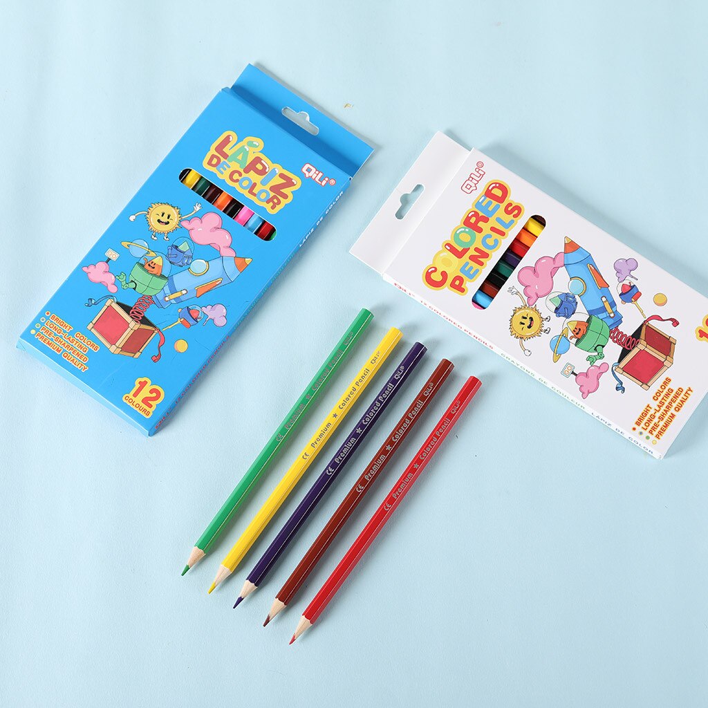 12 Kleur Potlood Art Tekening Kunstenaar Kinderen Hand Gemaakte Speciale Premium Kleurpotlood Hout Gekleurde Potloden Voor Student