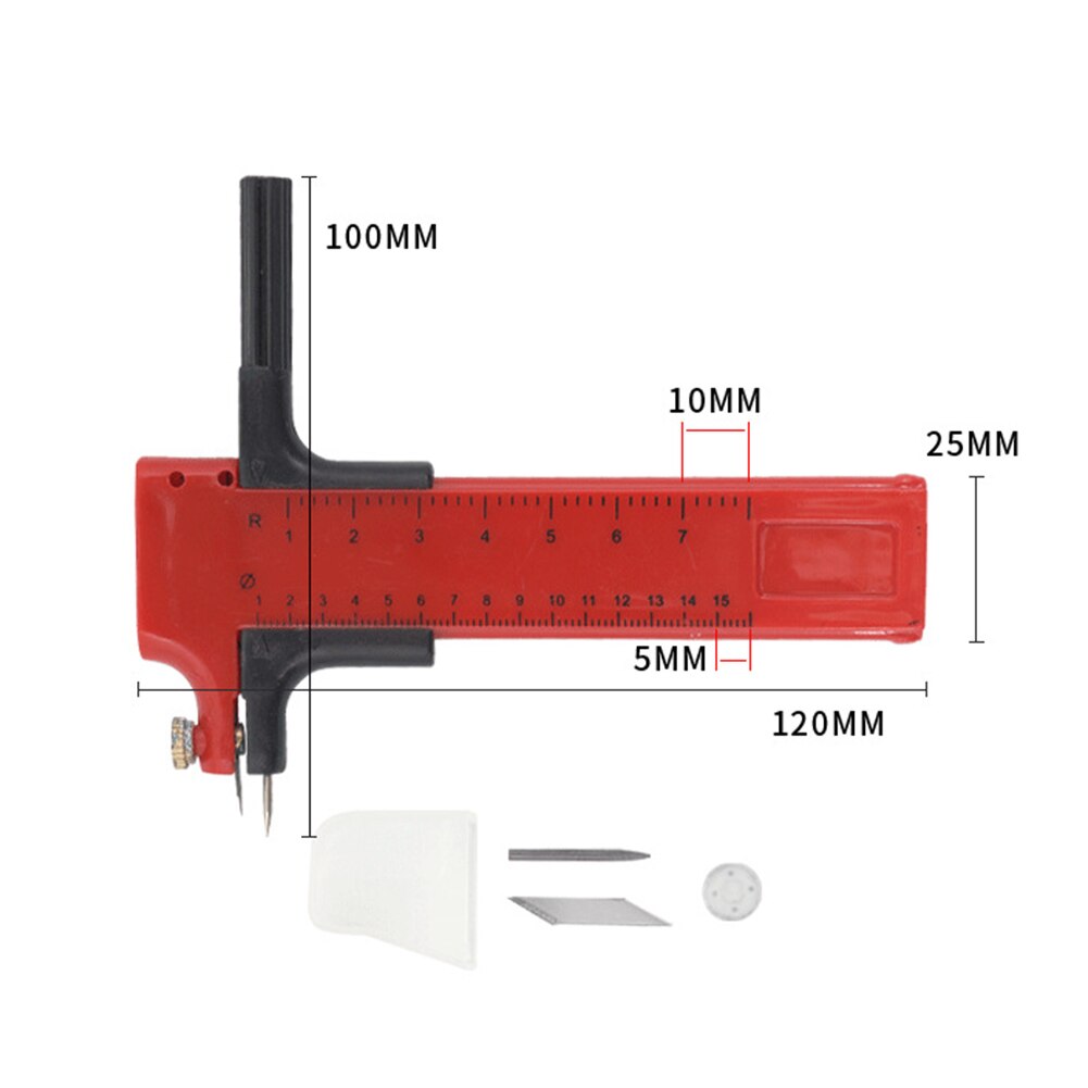 Circular Cutting Tool Adjustable Compass Circle Cutter Portable Circular Circle Cut Plastic Circle Cutter Rotary Paper Cut Tool