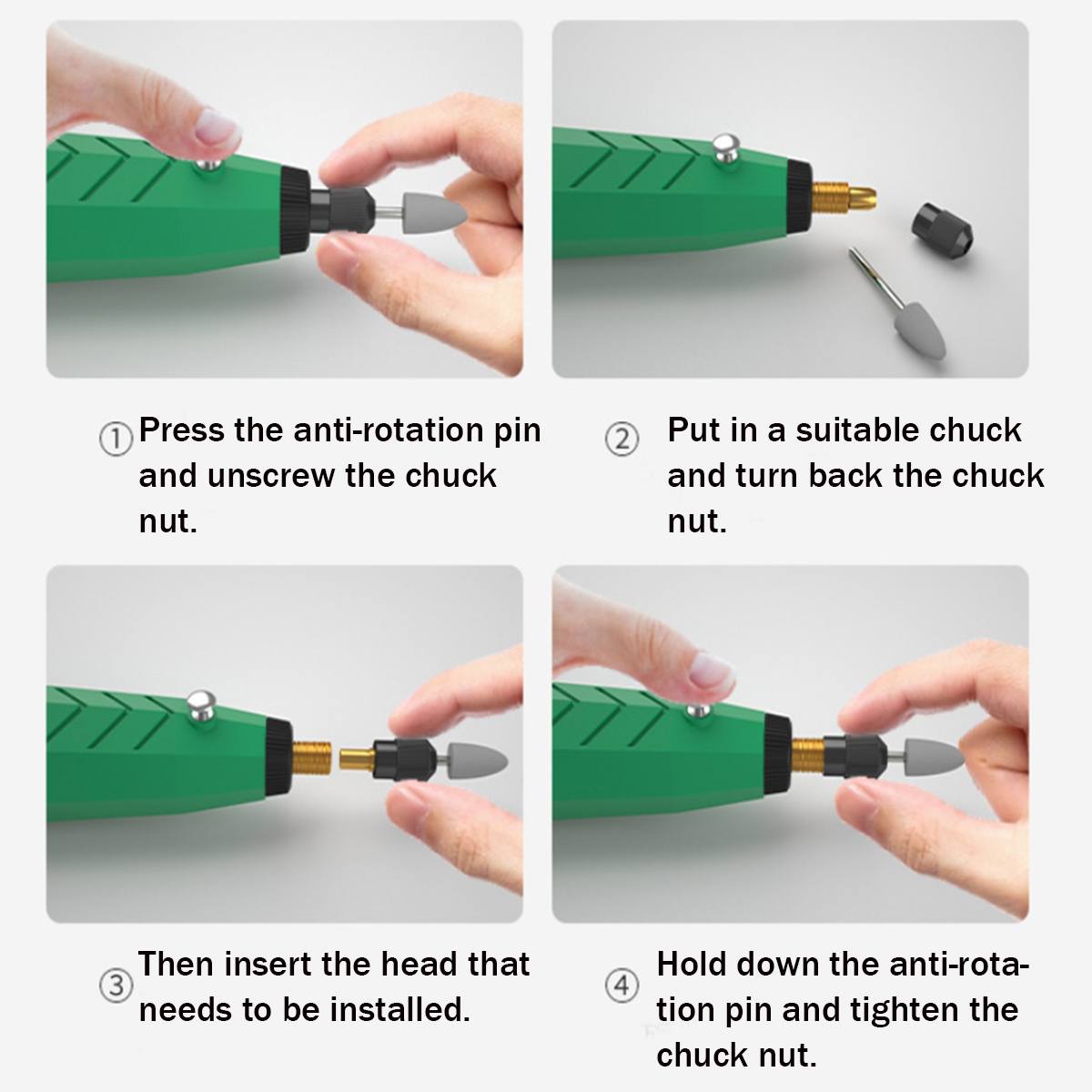 18000 tpm roterende gereedschap houtbewerking graveerpen 147 stuks set 5 snelheden diy voor sieraden metaal glas mini elektrische boor met boortje