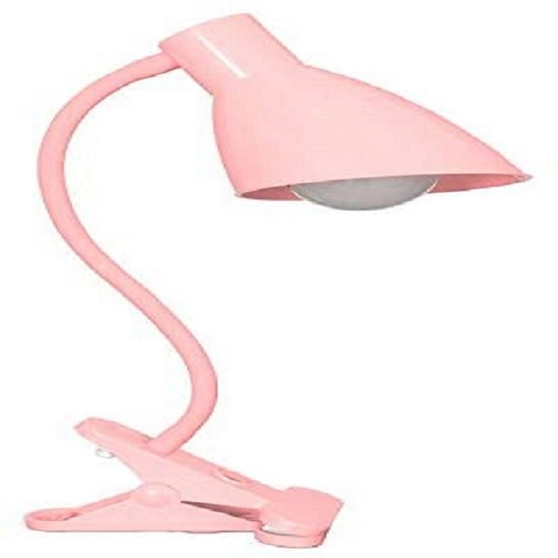 Klik for at få en udvidet visning slange bordlampe modellen klemme farve pink kun se du kan bruge bombi