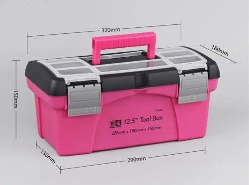 10 12.5 inchesToolbox Household Repair Electrician Toolbox Multifunctional Car Repair Box Tool Container Storage Box: 12.5 inches