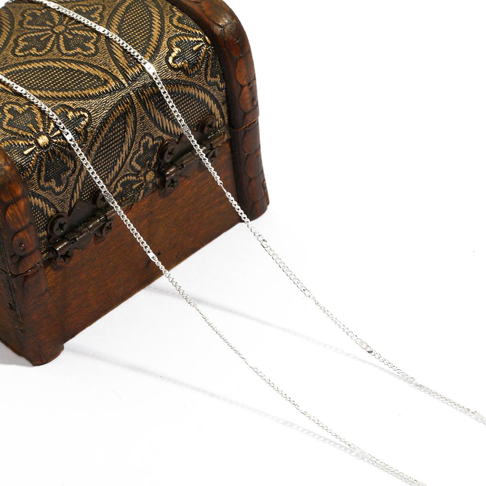 1M/5M Kralen Ketting Roestvrij Stalen Kralen Ketting Handgemaakte Sieraden Accessoires Voor Diy Ketting Armband Enkelband maken: Width 1.5mm Silver01 / 5Meters