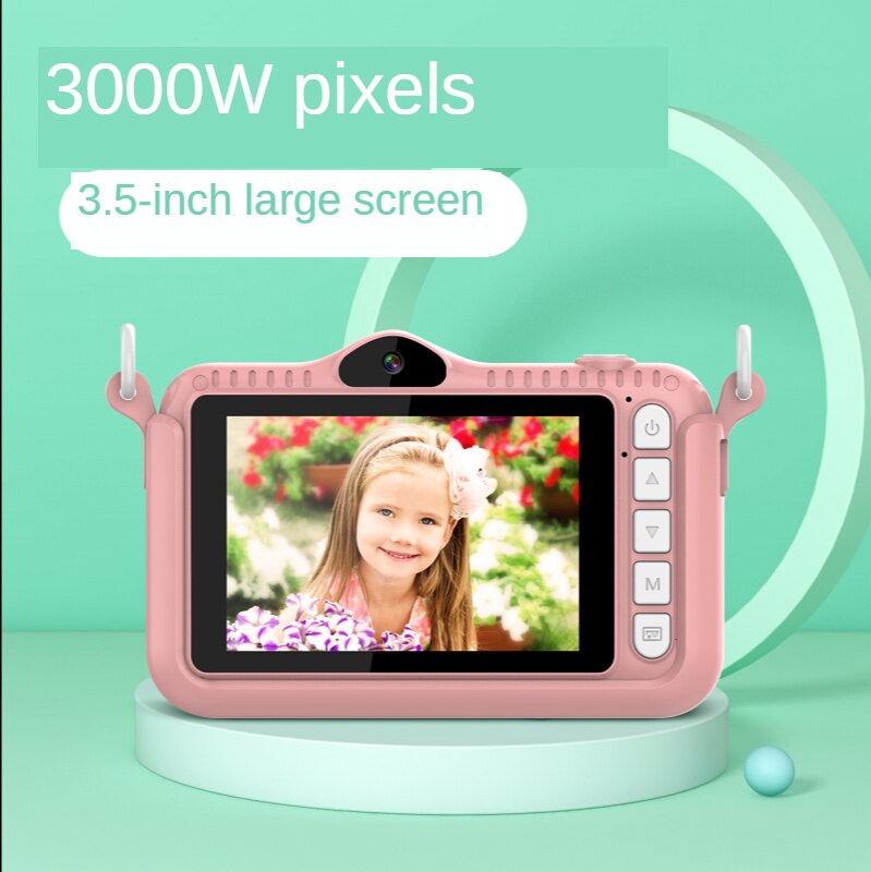 3.5 Inch Hd Camera Video Selfie Mini Slr Kinderen Draagbare Kinderen Hd Digitale Camera Leuke Cartoon Speelgoed Camera