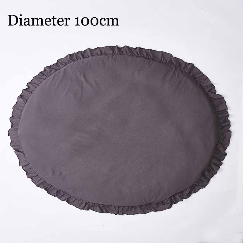 Baumwolle Tragbare Reise Baby Bett Abnehmbare Laufstall Krippe für Neugeborene Bebe Nest Schlaf Wiege 0-12Monat: 100cm Braun