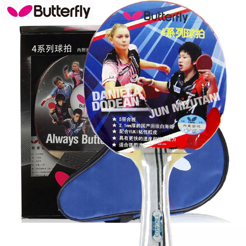 Genuine BTY 401 402 403 Shakehand Table Tennis Racket Ping Pong Racket Paddle Bat Blade loop with quick attack