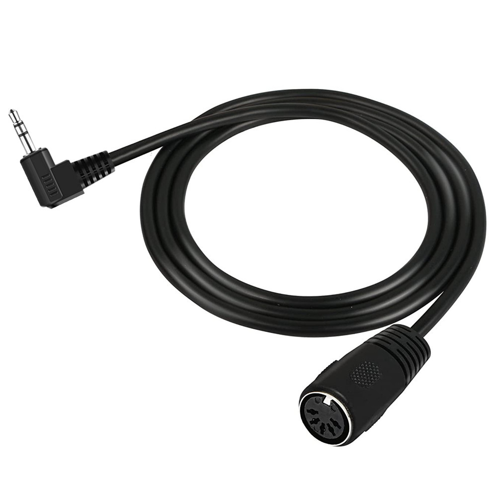 DIN to 3.5mm Cable, 5 Pin DIN Female to 3.5MM male SmartPhone AUX Headphone Stereo Jack Adapter Input Cable