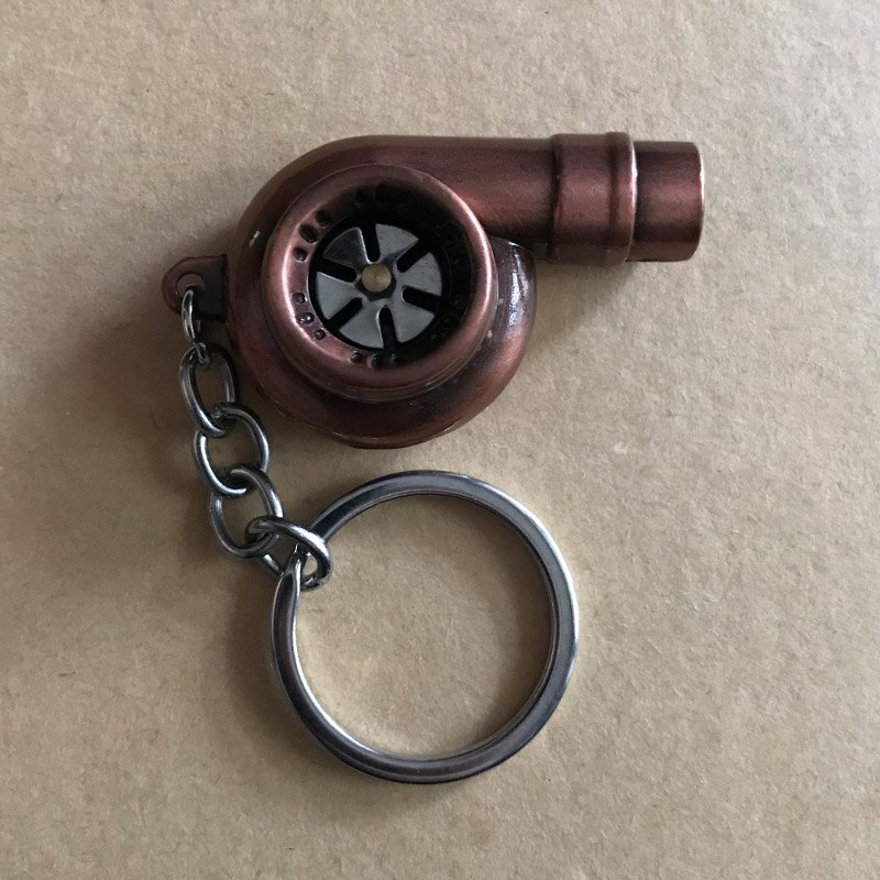 Turbo Keychain Auto Turbolader Schlüsselring Mini Schlüsselring Aktivität freundlicher Schmuckstücke Auto schlüsselring Auto keychain Auto Styling: Kupfer
