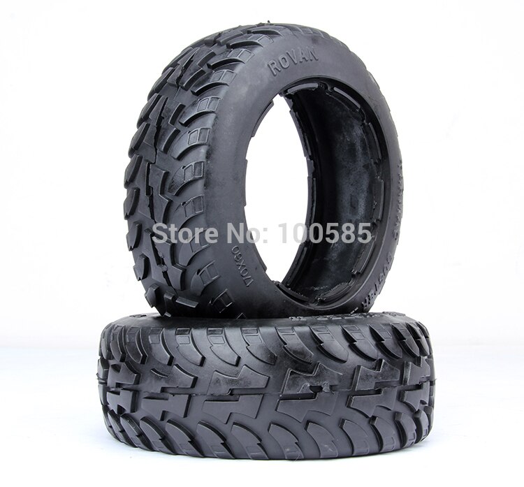 Onroad Baja Tyres 2pcs/pair Front for 1/5 hpi km rv baja 5b ss 95082