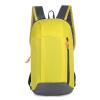 Unisex Outdoor Cycling Backpack Large-Capacity Stitching Color Zipper Opening Clos Wide Shoulder Strap Tear-Resistant Backpack: Yellow