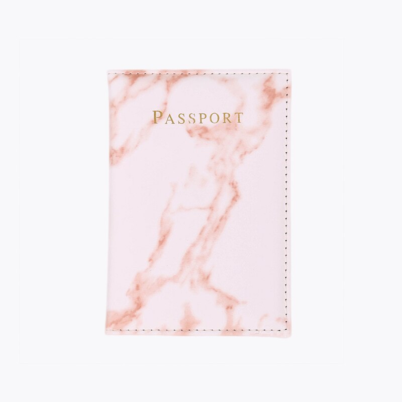 PU Leather World Map Travel Passport Cover Women Passport Holder Case for Men Travel Document Credit Card Case: D  Red