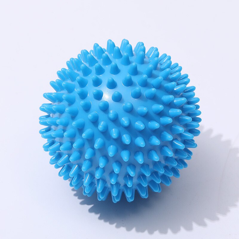 Fitness muskelavslapping massasje ball sportsutstyr punkt massasje pigger trening trening yoga massasje ball sport tilbehør: 9cm blå