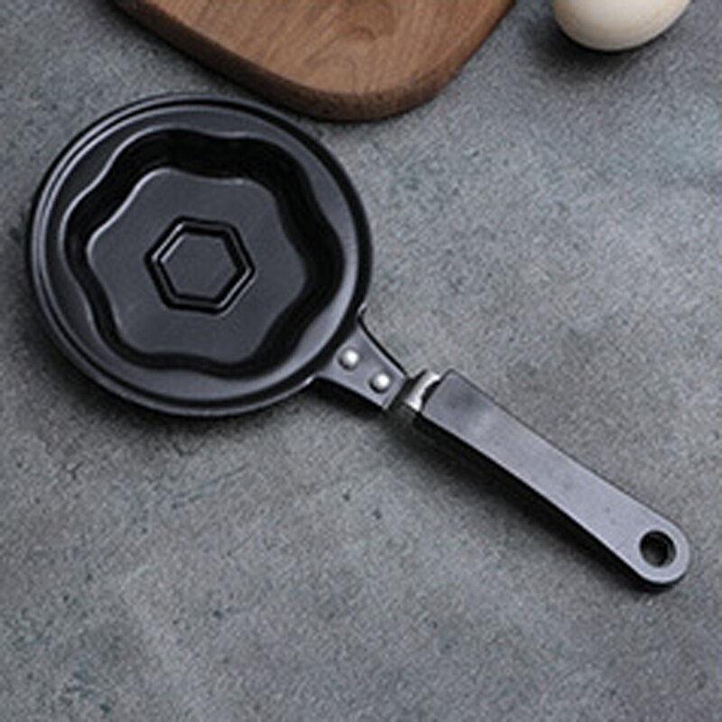 Mini Cute Omelette Pan Funny Cartoon Breakfast Grill Frying Pan Egg Pancake Pan Non-Stick Cooking Pots Breakfast Cookware: Flower