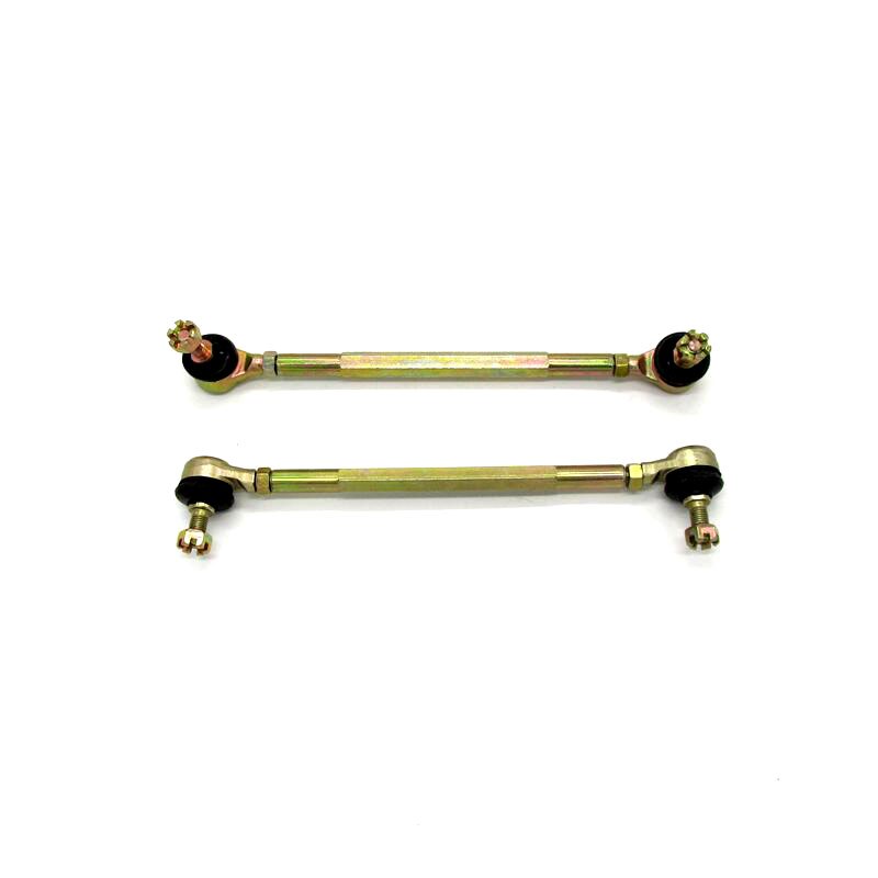 Barra de amarre para eje de dirección M10, 1 par, 200MM-250MM, con varilla de amarre, junta de bola para 4 ruedas, modificación de kart, ATV, Quad, 50cc-250CC, M10