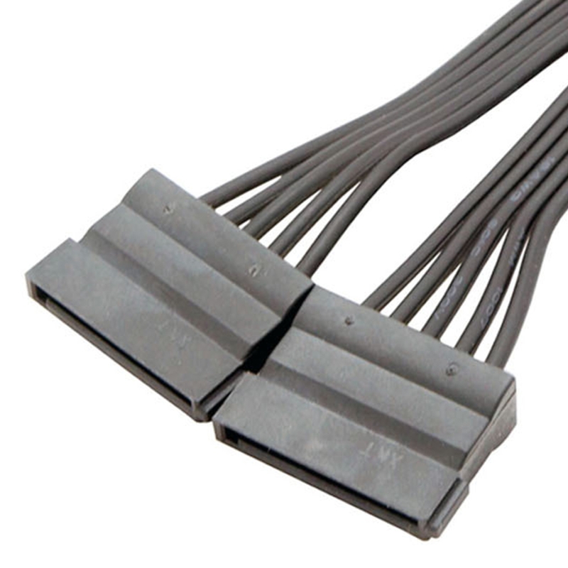 Sata Power Splitter Kabel SSD HDD Harde Schijf Voedingskabel Sata 15 Pin Male naar 2 Female Power Y-Splitter Verlengkabel