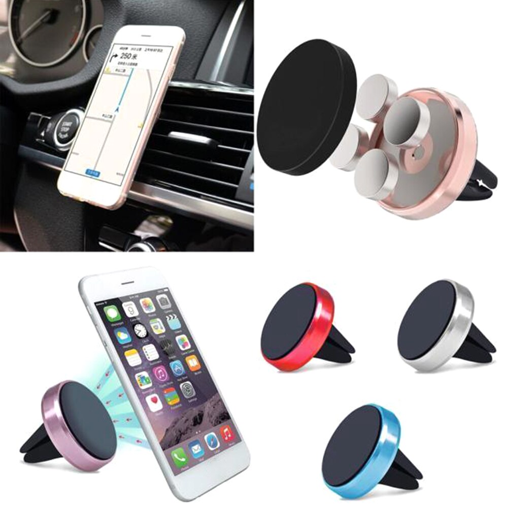 Magnetic Car Phone Holder For iPhone Samsung Magnet Mount 360 Rotation Car Holder for Phone in Car Phone Holder Stand