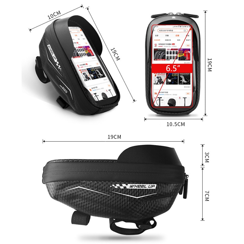 Rainproof Bicycle Bag Phone Holder MTB Bike Cycling Handlebar Mount Bag Touch Screen Bags Phone Case For iPhone Xiaomi Redmi LG