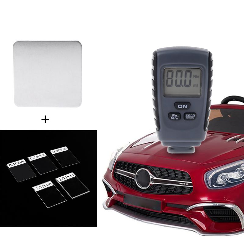 Rm660 maling belegg tykkelsesmåler digital tester meter instrument jern aluminium uedelt metall bil automotive ikke-metall 0-1.25 mm